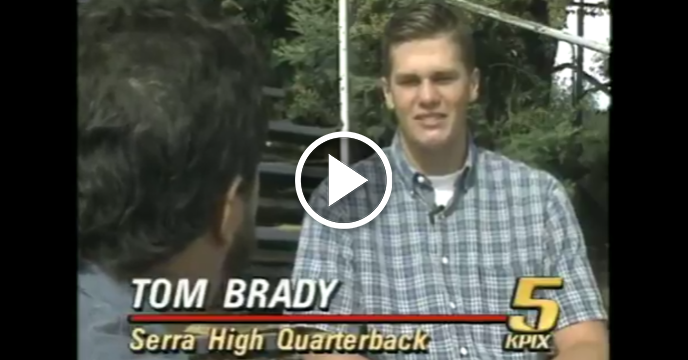 First-Ever Tom Brady Interview as High School QB Shows Not Much has Changed