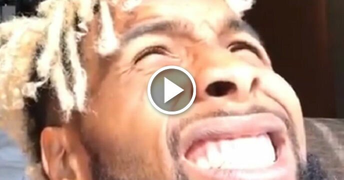 Odell Beckham Jr. Risks Serious Eye Damage By Staring Directly at Solar Eclipse With No Glasses
