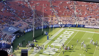 Chargers vs. Rams 'Fight for LA' Takes Place in Half-Filled LA Coliseum