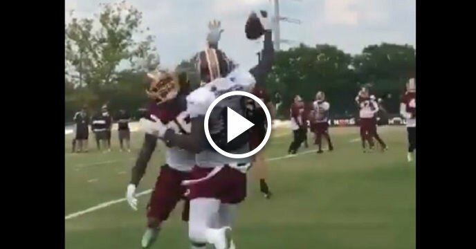 Washington Redskins WR Terrelle Pryor Makes One-Handed Touchdown Catch Look Ridiculously Easy