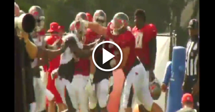 Fight Breaks Out Between Two Buccaneers During Training Camp