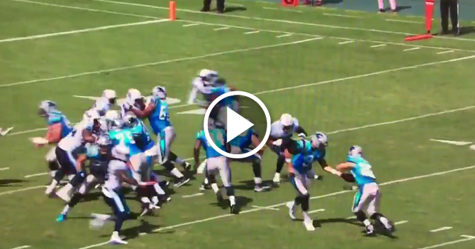 Watch: Panthers' Christian McCaffrey Scores First NFL Touchdown