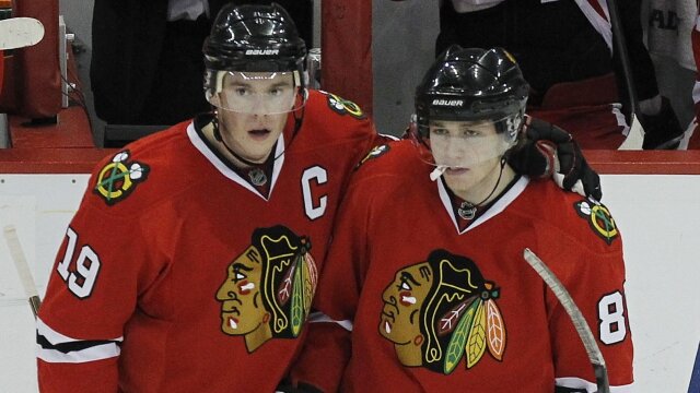 Jonathan Toews and Patrick Kane could join a potential revival of the IMG World Stars Tour. Leon Halip-US PRESSWIRE