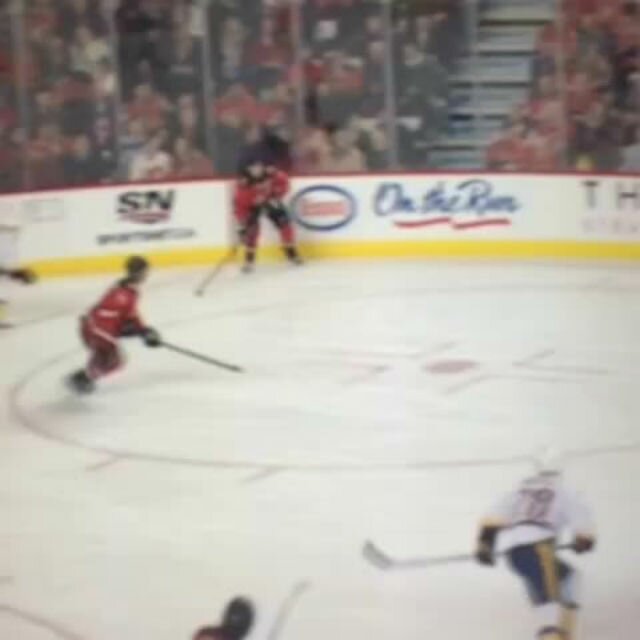 Watch Dennis Wideman Blatantly Cross Check Linesman On His Way To Bench