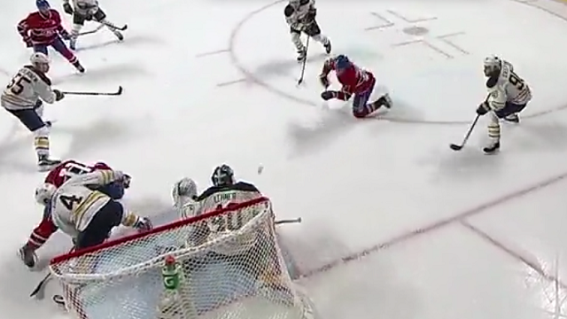Watch Montreal Canadiens\' Alex Galchenyuk Score Wild, Off-Balance Goal On Buffalo Sabres