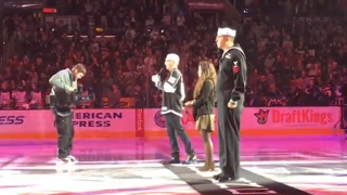 Dr. Drew Delivers Outstanding National Anthem At Los Angeles Kings Game