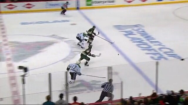 Watch Minnesota Wild\'s Charlie Coyle Control A Bouncing Puck On A Breakaway To Score