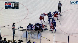 Watch Detroit Red Wings, Tampa Bay Lightning Get Their Brawl On At End Of Game 2