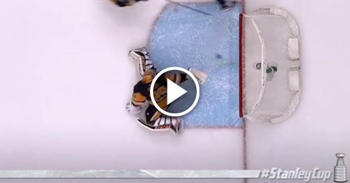 Penguins' Marc-Andre Fleury Makes Insane Diving Stick Save to Rob Capitals of a Goal