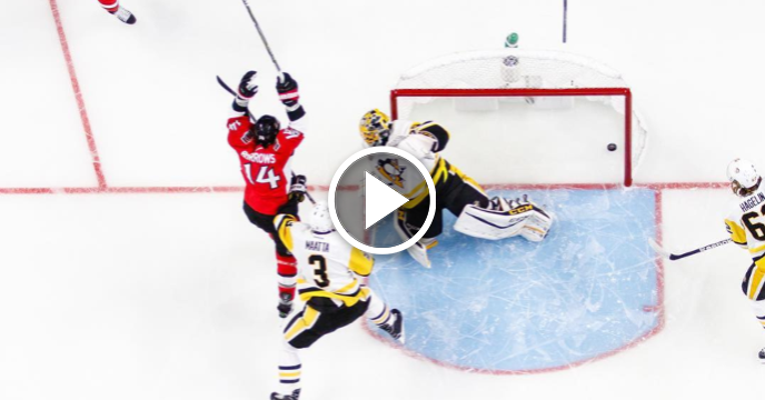 Senators Chase Penguins Goalie Marc-Andre Fleury With 4 Goals on 9 First-Period Shots