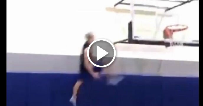 High School Kid Pulls Off One of the Most Ridiculous Dunks You'll Ever See