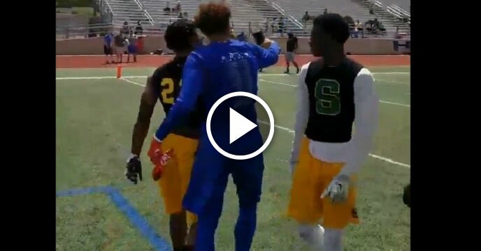 Four-Star Wide Receiver Trejan Bridges Tried to Take a Selfie With DB After Burning Him For Touchdown