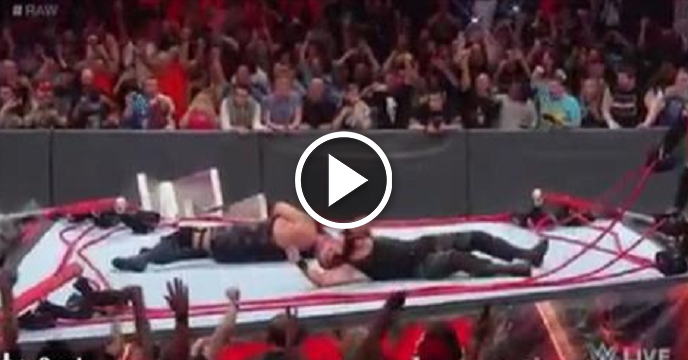 Ring Collapses During WWE Raw After Braun Strowman Suplexes Big Show Off The Top Rope