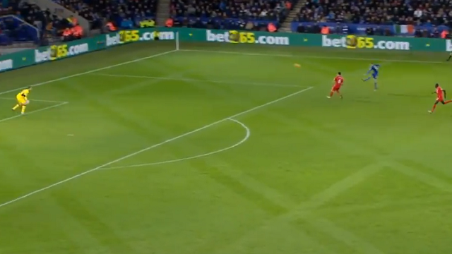 Watch Leicester City\'s Jamie Vardy Score Epic Goal On Liverpool From Outside The 18