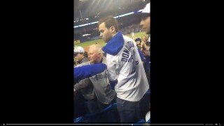  Blue Jays Fan And Yankees Fan Exchange Punches And NSFW Words 