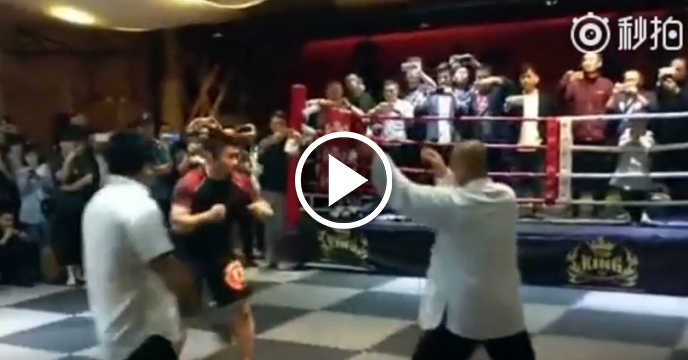 MMA Fighter Needs Just 10 Seconds To Absolutely Destroy Tai Chi Expert