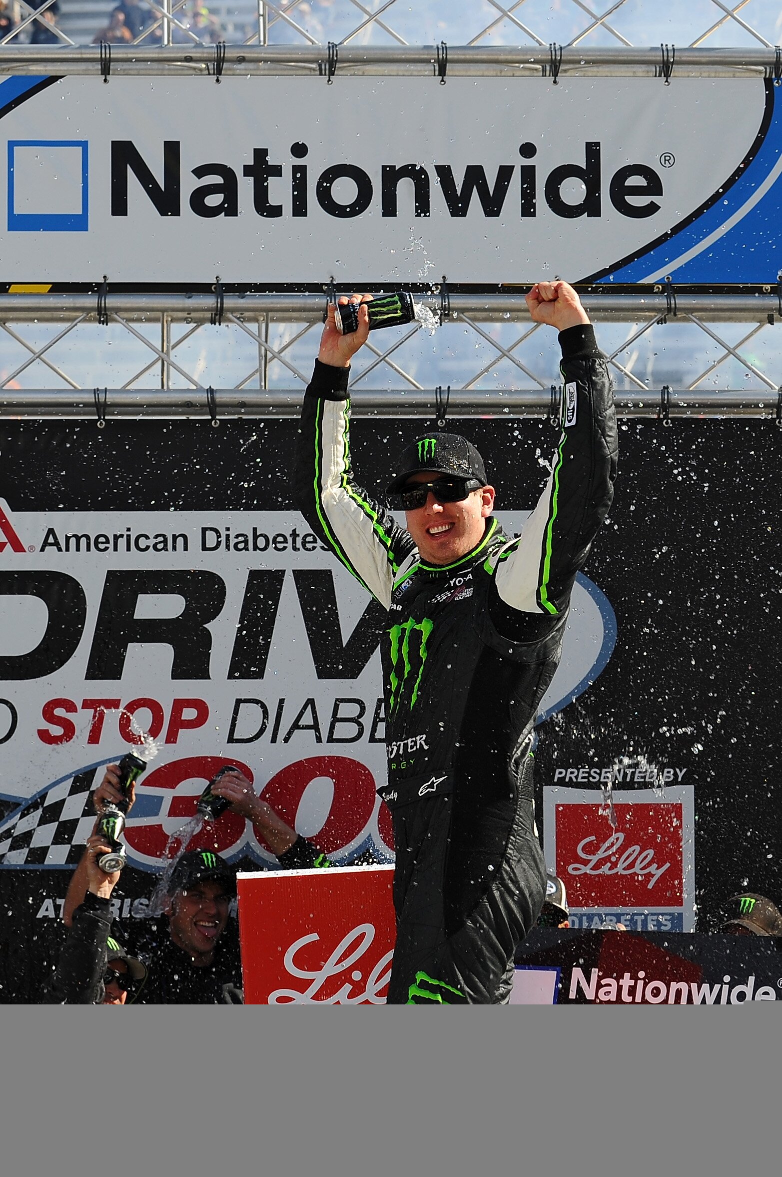 during the NASCAR Nationwide Series Drive To Stop Diabetes 300 at Bristol Motor Speedway on March 15, 2014 in Bristol, Tennessee.