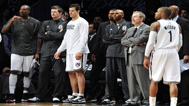 Nets Bench Joe Camporeale USA Today Sports