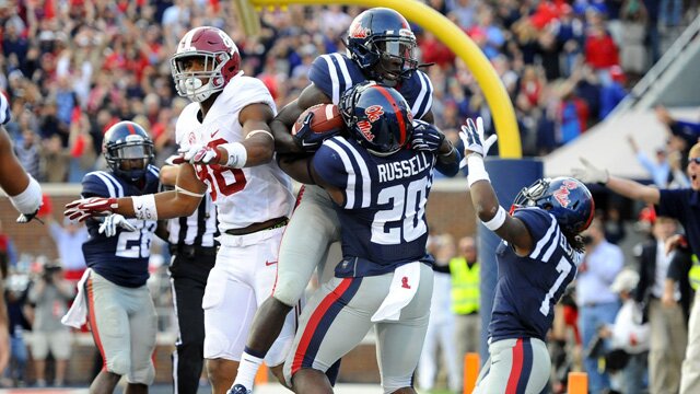 Senquez Golson Ole Miss Interception SEC Football