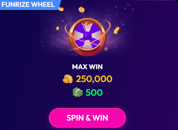  funrize reviews spin and win