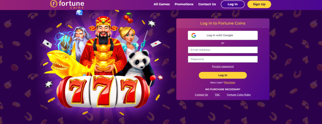 Fortune Casino login website