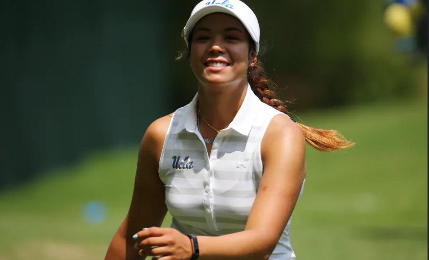 An image showing a hot golfer girl