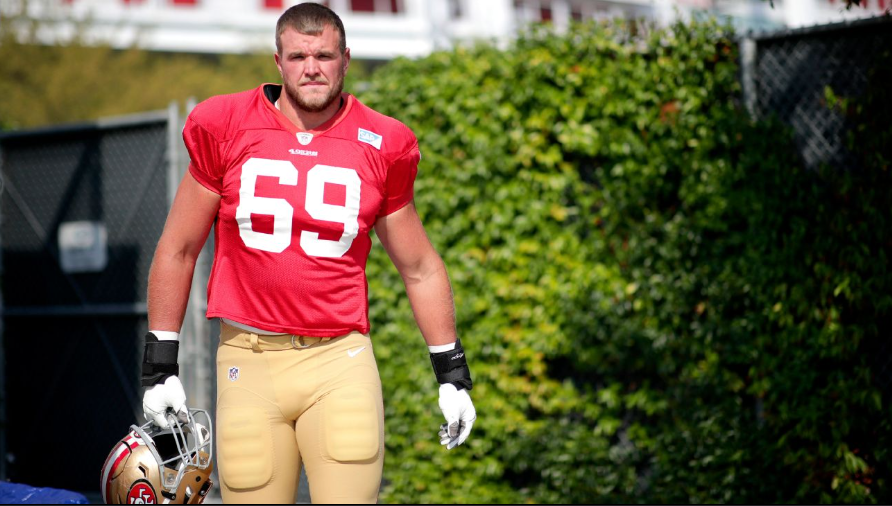 An image showing one of the tallest American football players